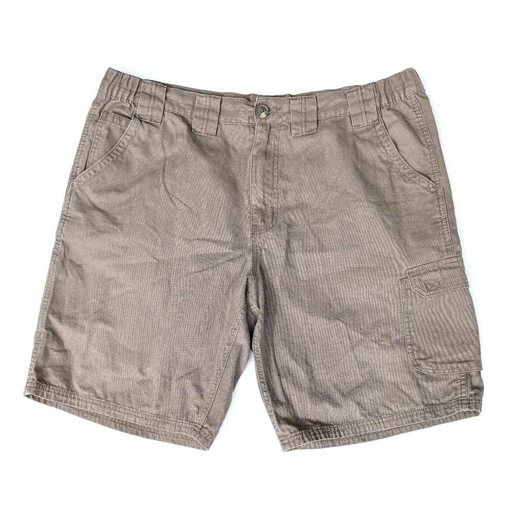 SCHMIDT Workwear tan cargo shorts
